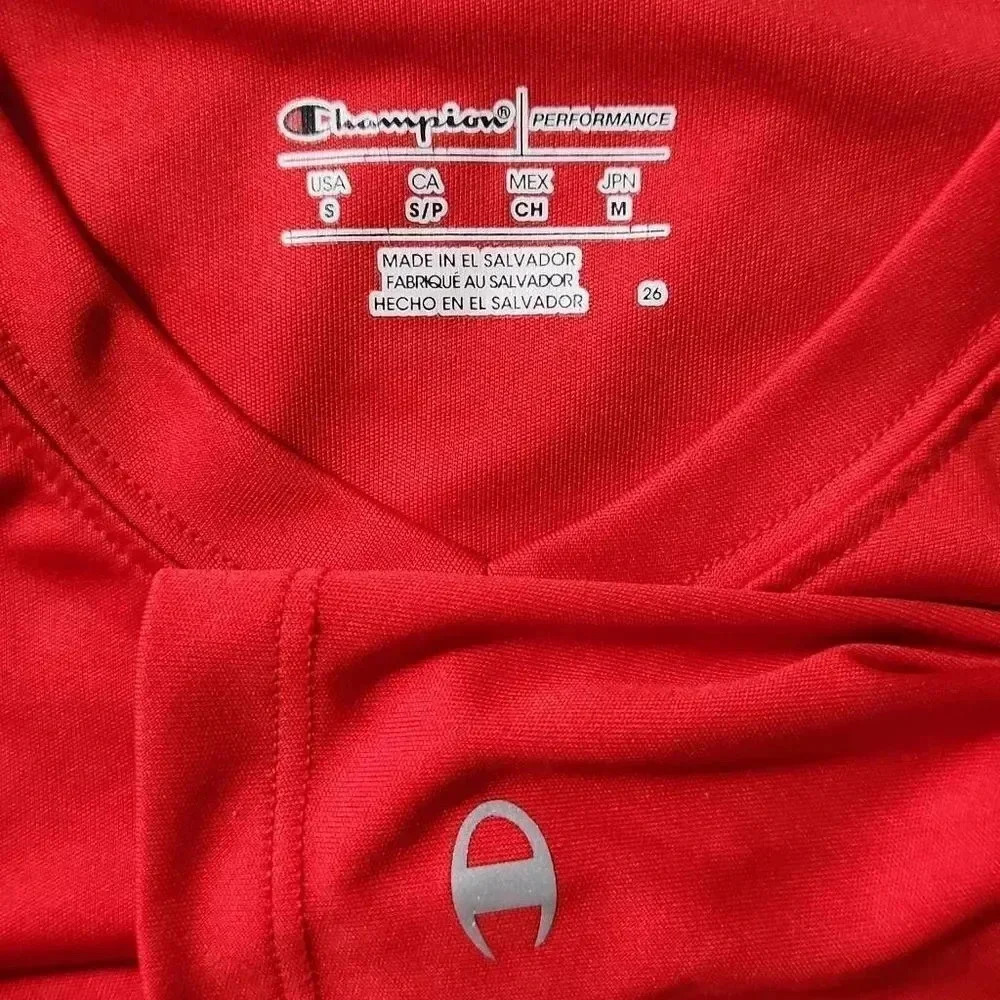 Champion Performance Silky Layering V-Neck Long Sleeve Tee - Picture 4 of 8